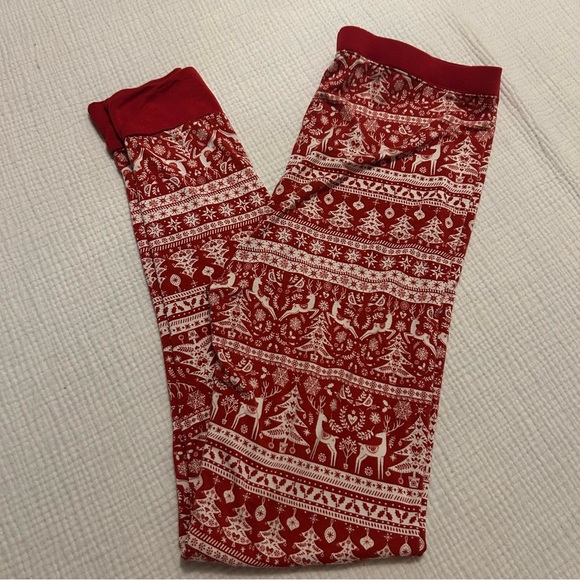 Little Sleepies Reindeer Cheer Christmas Bamboo Pajamas Sz Kids xl 16 - Picture 7 of 7